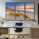 Sunrise On The Beach Wall Art Canvas Print
