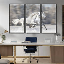 The White Horses Wall Art, Framed White Horses Wall Art