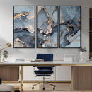 Multipanel Marble Fluid Effect Wall Art Abstract Canvas Wall