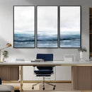 Blue Ocean Abstract Artwork Wall Art Canvas Print by MyGreatCanvas | Canvas Wall Art Prints | Photo Prints & Wall Decor