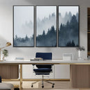 Foggy Pine Forest Wall Art Canvas Print by MyGreatCanvas | Canvas Wall Art Prints | Photo Prints & Wall Decor