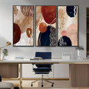Boho Wall Art Canvas Print Set Mid-Century Prints Bohemian by MyGreatCanvas | Canvas Wall Art Prints | Photo Prints & Wall Decor