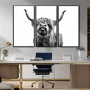 Fanny Scottish Highland Cow Cattle Art Print Farmhouse Wall