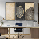 Tree Rings Canvas Wall Art Print – Minimalist Natural