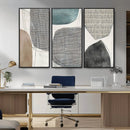 Canvas Print Wall Art Abstract Art Boho, Framed Boho Decor