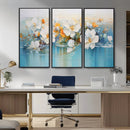 Abstract Flower Wall Art Canvas Print