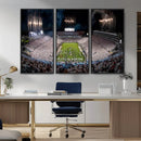 Penn Stadium Football Wall Art Canvas Print, Pennsylvania