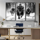 Buffalo Wall Art Canvas Print, Bison Family Wall Art Canvas by MyGreatCanvas | Canvas Wall Art Prints | Photo Prints & Wall Decor