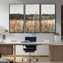 Abstract Wildflower Art Field Landscape Oil Painting Print,