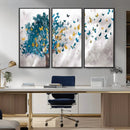 Tree Butterfly Abstract Tree and Butterfly Wall Art Canvas