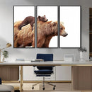 Mother and Baby Bear Canvas Wall Art - Adorable Wildlife by MyGreatCanvas | Canvas Wall Art Prints | Photo Prints & Wall Decor