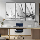 Yacht Sailboat Regatta Canvas Wall Art Canvas Print