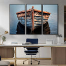 Stunning Vintage Boat Canvas Print | Nautical Wall