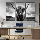 Scottish Cow Wall Art Canvas Print | Longhorn Wall Art | by MyGreatCanvas | Canvas Wall Art Prints | Photo Prints & Wall Decor