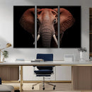 Wild Elephant Wall Art Canvas Print, Africa Savannah Wild by MyGreatCanvas | Canvas Wall Art Prints | Photo Prints & Wall Decor