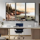 Serene Coastal View of Acadia National Park Wall Art -