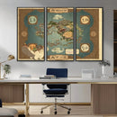 Avatar Wall Art: The Last Airbender Vintage Map - Wall Art