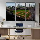 Chicago Cubs Baseball Team Print - Wrigley Field Stadium