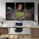 Fireworks at Angel Stadium – Los Angeles Angels Canvas