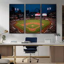 St. Louis Cardinals Baseball Team Print - Busch Stadium Wall by MyGreatCanvas | Canvas Wall Art Prints | Photo Prints & Wall Decor