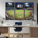 Citi Field Wall Art Print | 3-Panel New York Mets Baseball