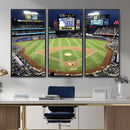 Citi Field Wall Art Print | 3-Panel New York Mets Baseball