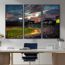 Fenway Park Wall Art Canvas Print | Large Baseball Stadium