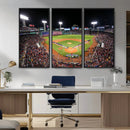 Fenway Park Wall Art Canvas Print | Large Baseball Stadium