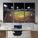Fenway Park Wall Art Canvas Print | Large Baseball Stadium