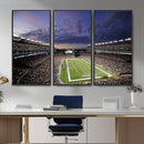 New England Patriots Football Team Print - Foxborough