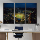 Michigan Wolverines Football Team Print - Michigan Stadium