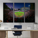 Houston Astros Baseball Print Canvas - Houston Minute Maid