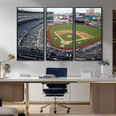 New York Yankees Baseball Team Print - Yankee Stadium Wall