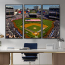 Yankee Stadium New York Wall Art Print | 3-Panel Canvas