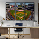 Yankee Stadium New York Wall Art Print | 3-Panel Canvas