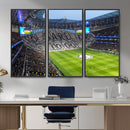 Tottenham Hotspur Stadium Canvas Print, Match Day Triple