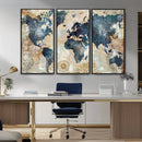 World Map Canvas Print – Framed Wall Art for Couples, by MyGreatCanvas | Canvas Wall Art Prints | Photo Prints & Wall Decor