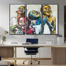 Shai Yossef Style Canvas Art - Joyful African Black Kids