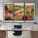 Yayoi Kusama Japanese Art Canvas Print, Abstract Art, Large
