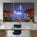 Disney Castle Wall Art Canvas Print – Magical Fairytale