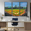 Wrigley Field Chicago Cubs Panoramic Canvas Print –