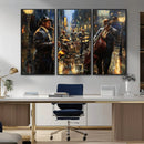 Jazz Canvas Wall Art Print – Abstract African American Music