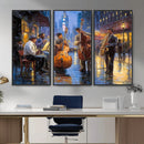 Colorful Jazz Wall Art - African American Music Canvas Print