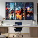 African American Jazz Canvas Wall Art Print – Abstract Music