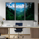Tropical Jungle Wall Art Canvas Print – Framed Lush Valley by MyGreatCanvas | Canvas Wall Art Prints | Photo Prints & Wall Decor