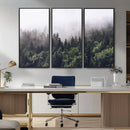 Misty Forest Wall Art Canvas Print, Serene Foggy Pines and by MyGreatCanvas | Canvas Wall Art Prints | Photo Prints & Wall Decor