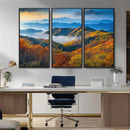 Autumn Mountains Wall Art, Vibrant Fall Foliage Landscape by MyGreatCanvas | Canvas Wall Art Prints | Photo Prints & Wall Decor