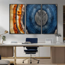 Abstract Tree Rings Wall Art Canvas Print – Modern Wood by MyGreatCanvas | Canvas Wall Art Prints | Photo Prints & Wall Decor