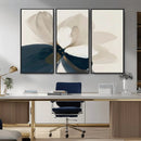 Minimal Flower Wall Art Canvas Print – Framed Beige Bloom by MyGreatCanvas | Canvas Wall Art Prints | Photo Prints & Wall Decor