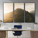 Mountain Wall Art – Framed Sunset Landscape Canvas Artwork, by MyGreatCanvas | Canvas Wall Art Prints | Photo Prints & Wall Decor